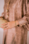 Pair of emerald whisper ring and bracelet