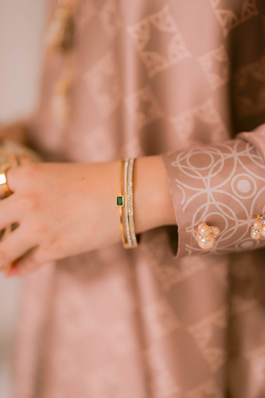 Emerald Whisper Bracelet