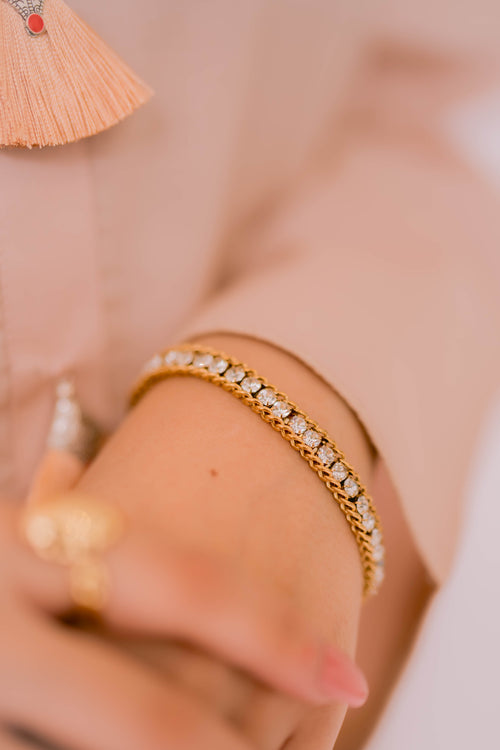 Crystal Chain Bracelet