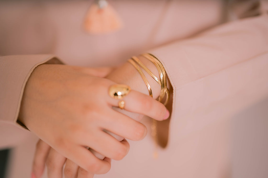 Golden 4 Layered Bracelet