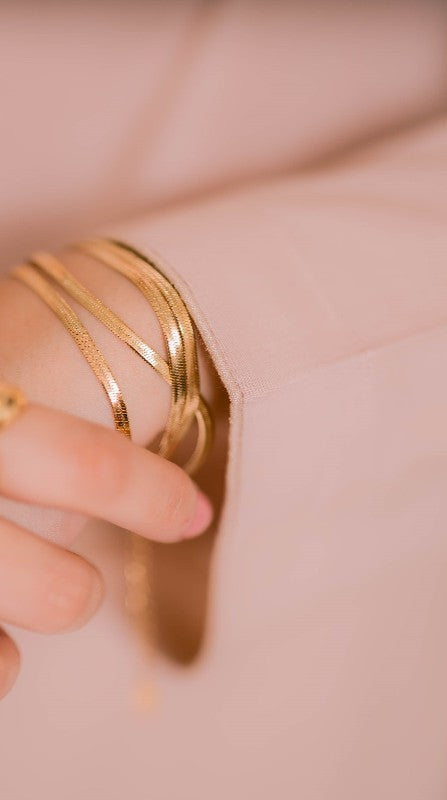 Golden 4 Layered Bracelet