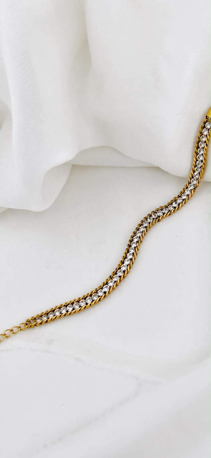 Crystal Chain Bracelet
