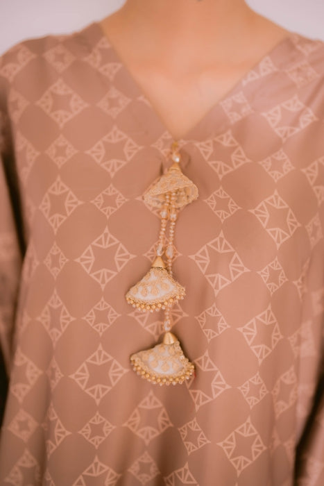Dusty Silk Kaftan