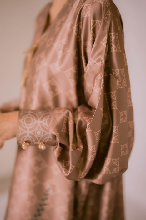 Dusty Silk Kaftan