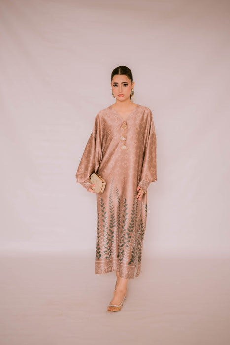 Dusty Silk Kaftan