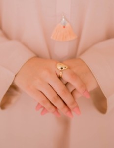 Golden Halo Ring